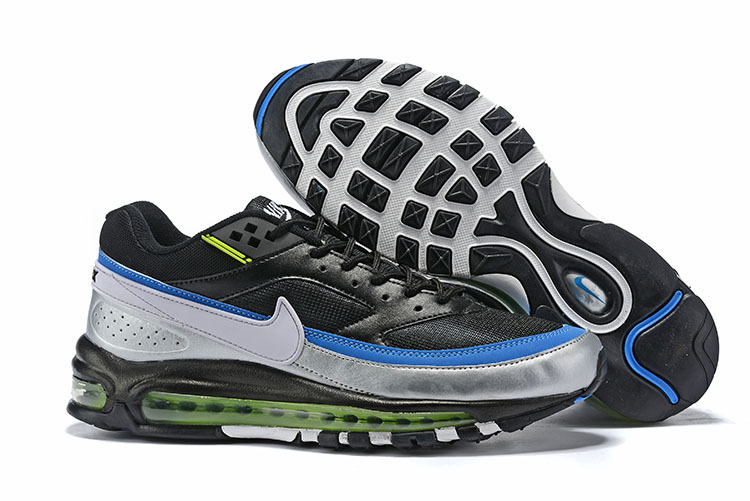 Nike Air Max 97 BW Black Silver Blue Shoes